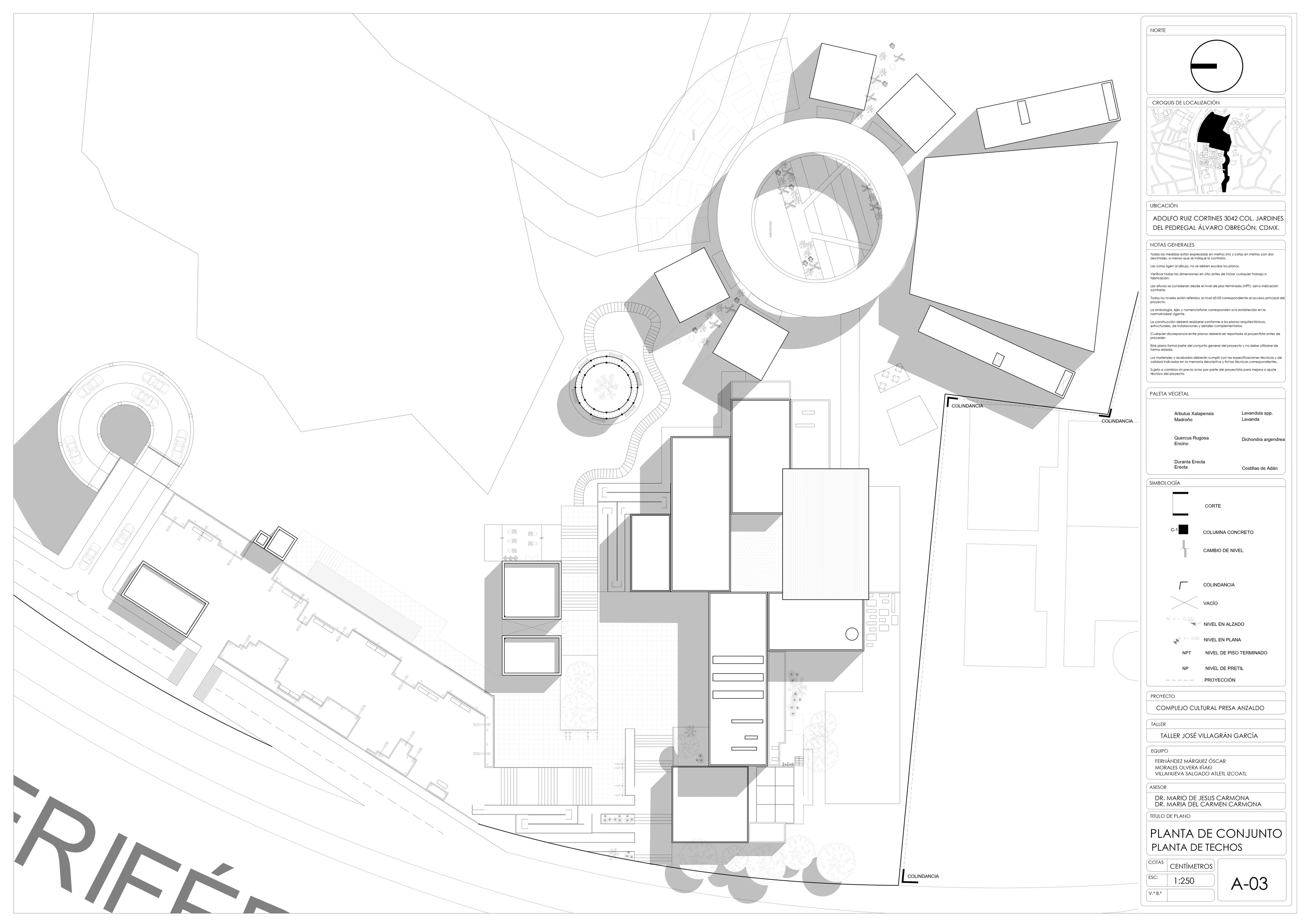 Complejo Cultural El Vaso — Arquitectónicos