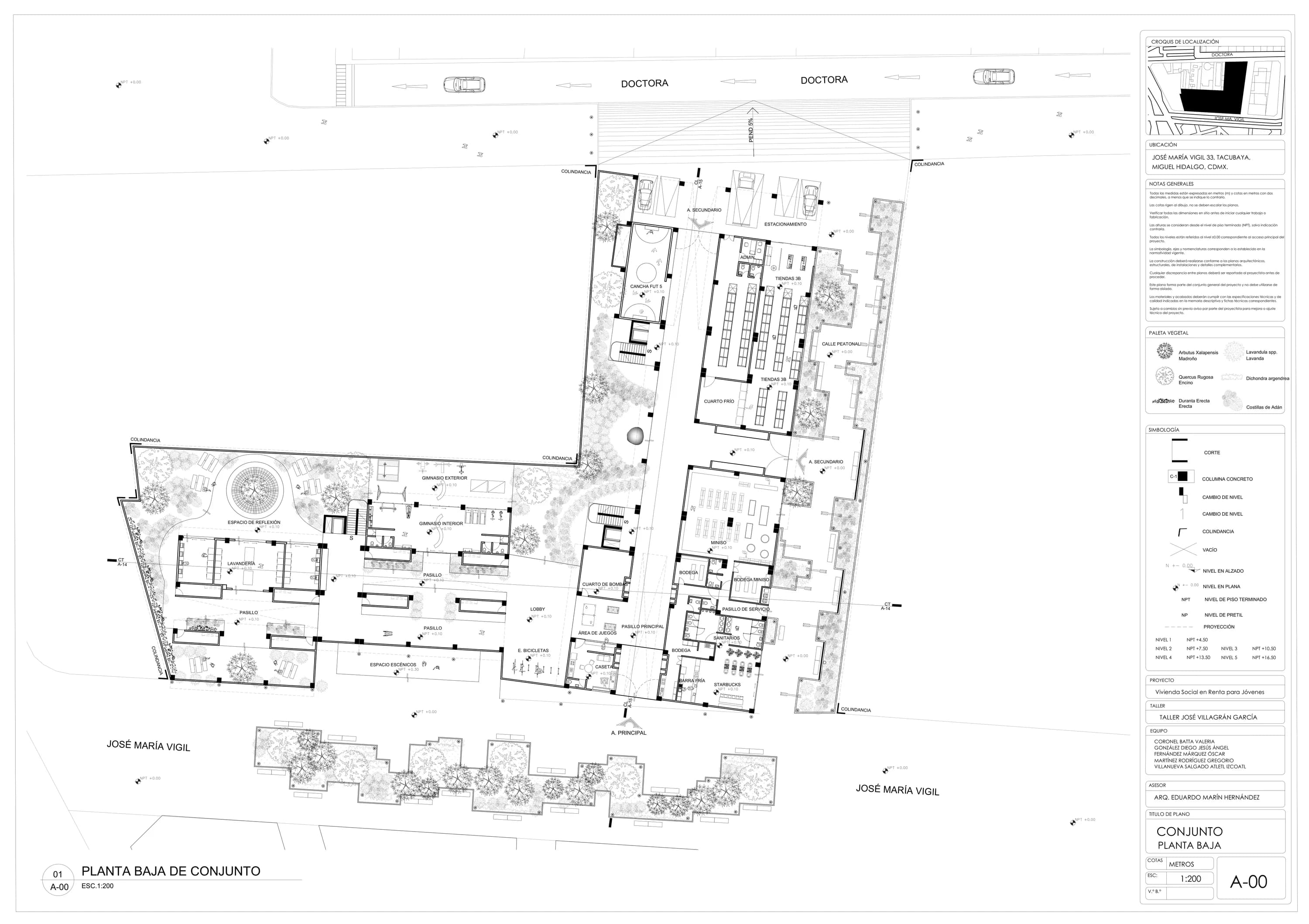 TCBY — Vivienda de interés social — Arquitectónicos